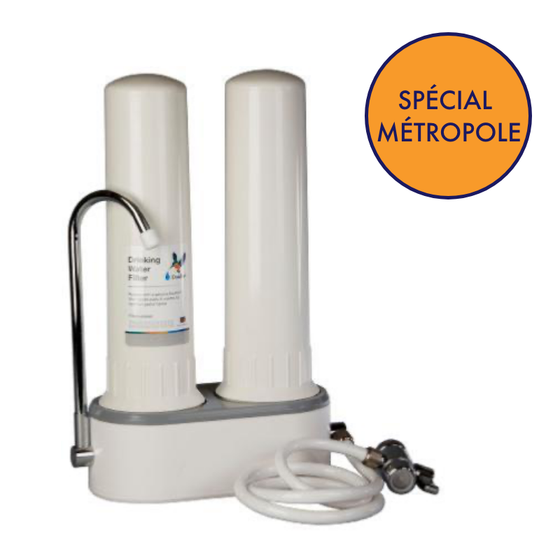 Purificateur d’eau doulton duo-HCP sur évier anti calcaire